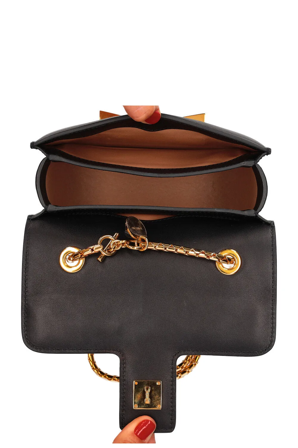 TOM FORD Small Sienna Chain Shoulder Bag Black