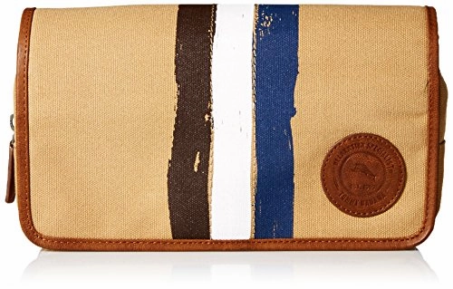 Tommy Bahama Men's Canvas Folding Travel Kit-khaki, One Size