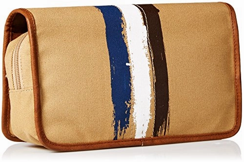 Tommy Bahama Men's Canvas Folding Travel Kit-khaki, One Size