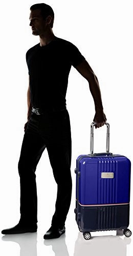 Tommy Hilfiger Duo Chrome 24" Spinner, Luggage, Royal/Navy
