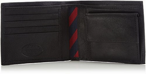 Tommy Hilfiger Unisex - Adults Johnson Cc And Coin Pocket Purse, black, size OS