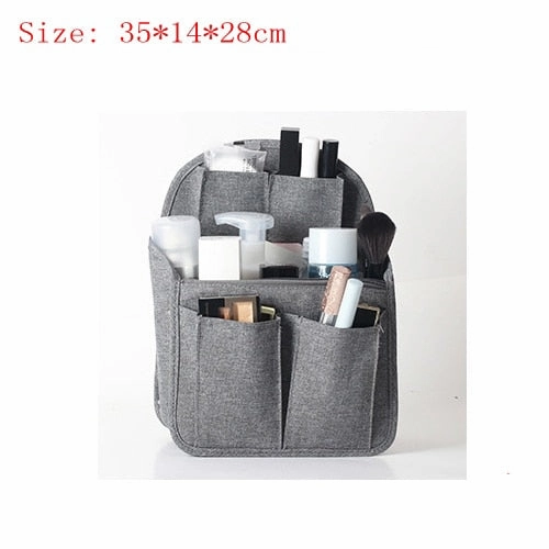 Travel Backpack liner Organizer Insert Bag in Bag Compartment sorting bag packing cubes Handbag Storage Travel accessories