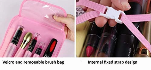 Travel Case Makeup Brush Organizer Kit Cosmetic Bag For Women