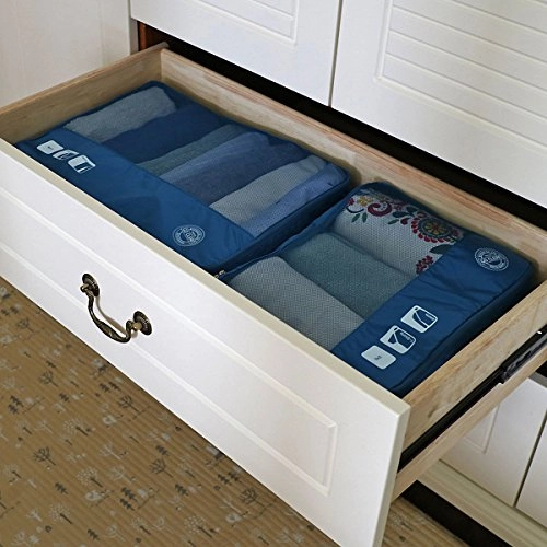 Travel Packing Organizers - Clothes Cubes Shoe Bags Laundry Pouches For Suitcase Luggage, Storage