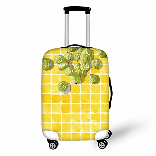Travel Suitcase Protector Personalized Design Print Cover Fit 18-32 Inch Luggage