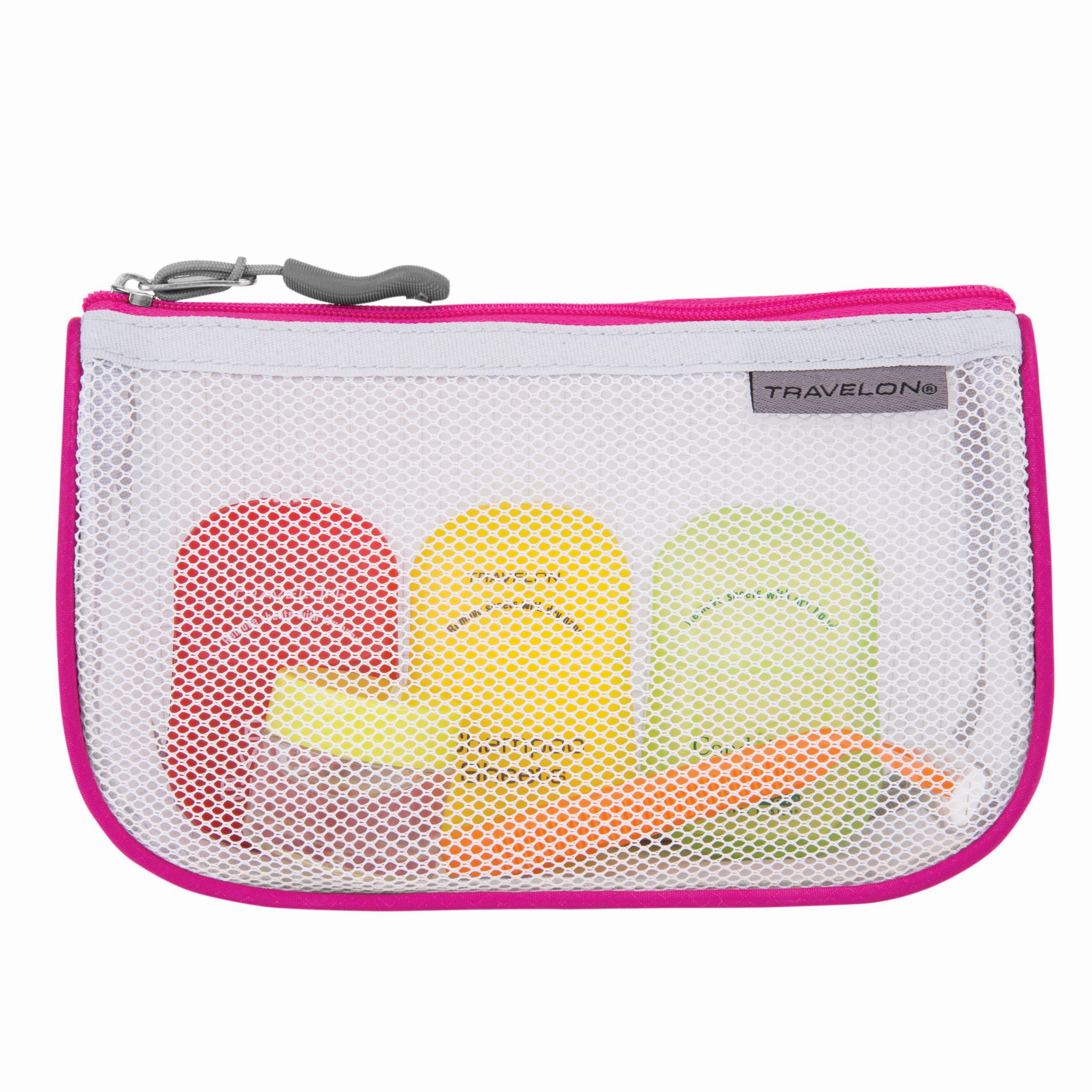 Travelon Set of 3 Assorted Piped Pouches