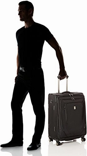 Travelpro Crew 10 25 Inch Expandable Spinner Suiter, Black, One Size