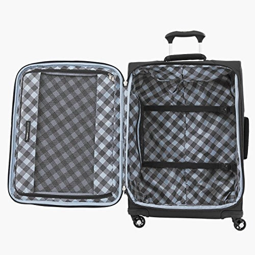 Travelpro Maxlite 5 25" Expandable Spinner Suitcase, Black