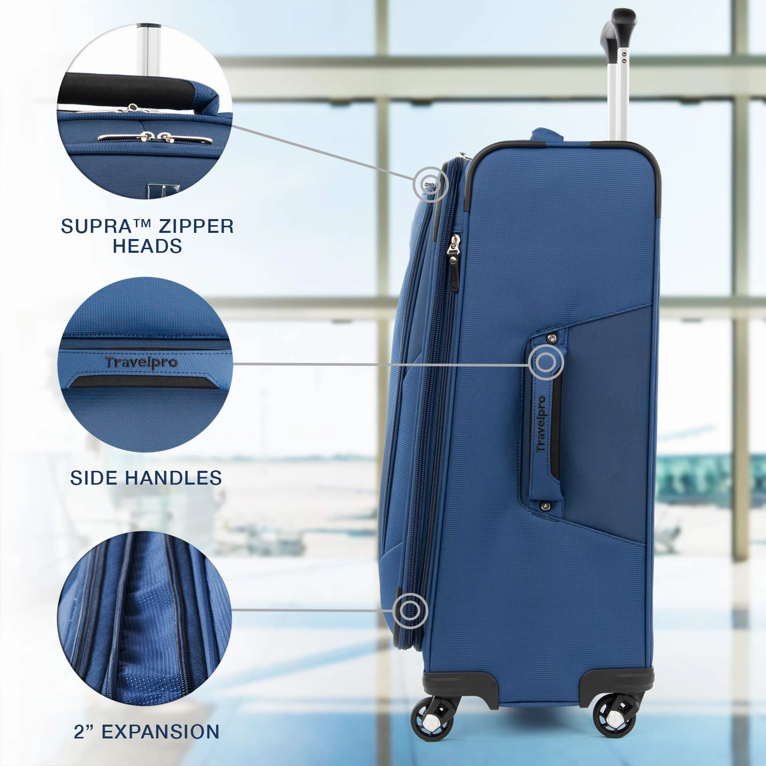 Travelpro Maxlite 5 Checked-Medium 25-Inch 4-Wheel Softside Luggage