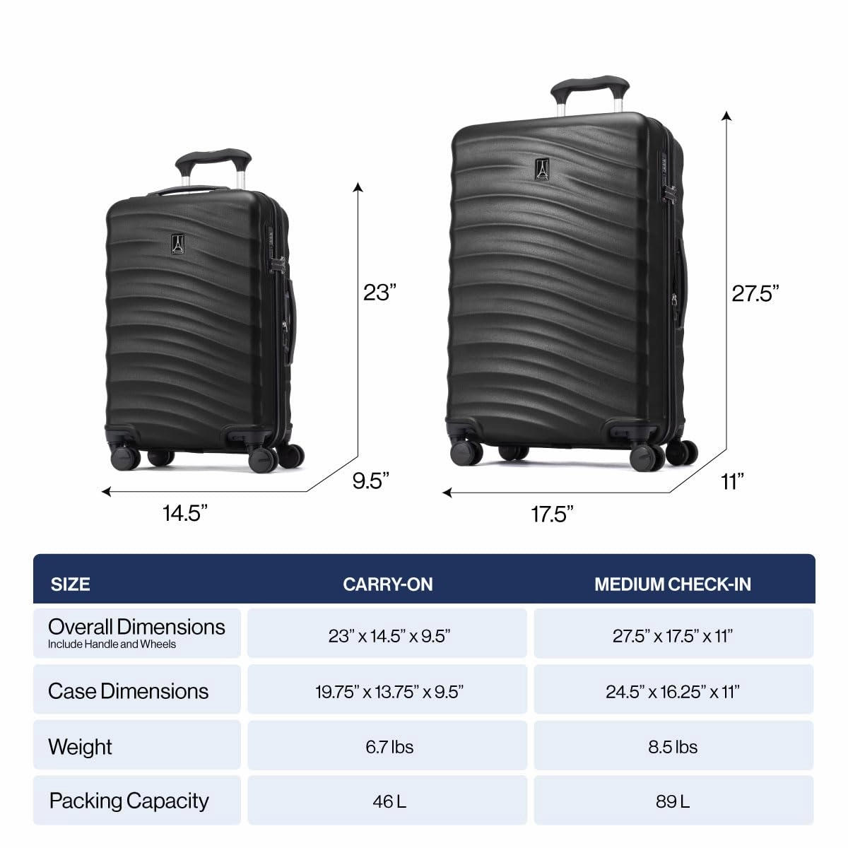 Travelpro Maxlite Air V2  2-Piece Set (21/25) Hardside Expandable Luggage