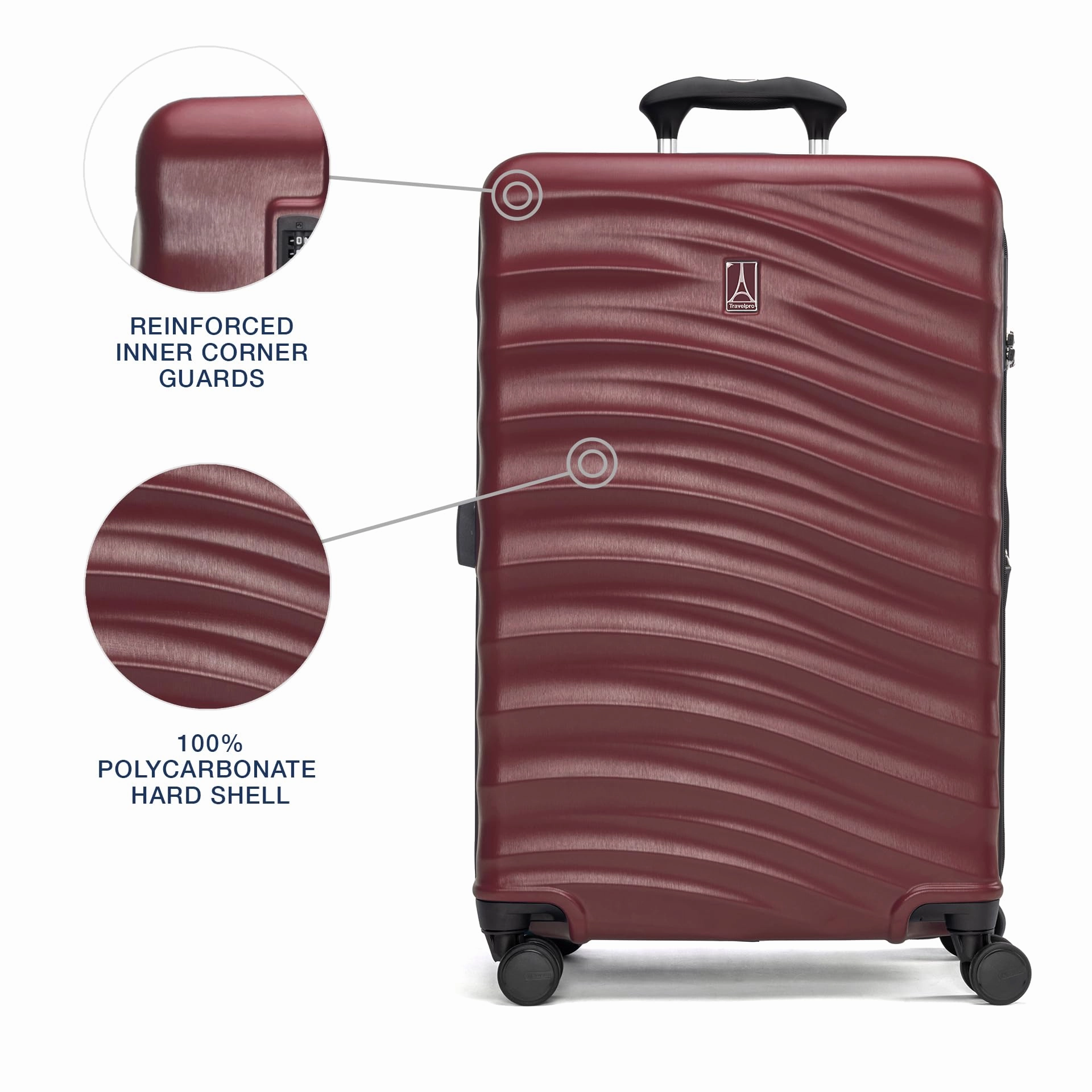 Travelpro Maxlite Air V2 Checked Medium 25-Inch Hardside Expandable Luggage