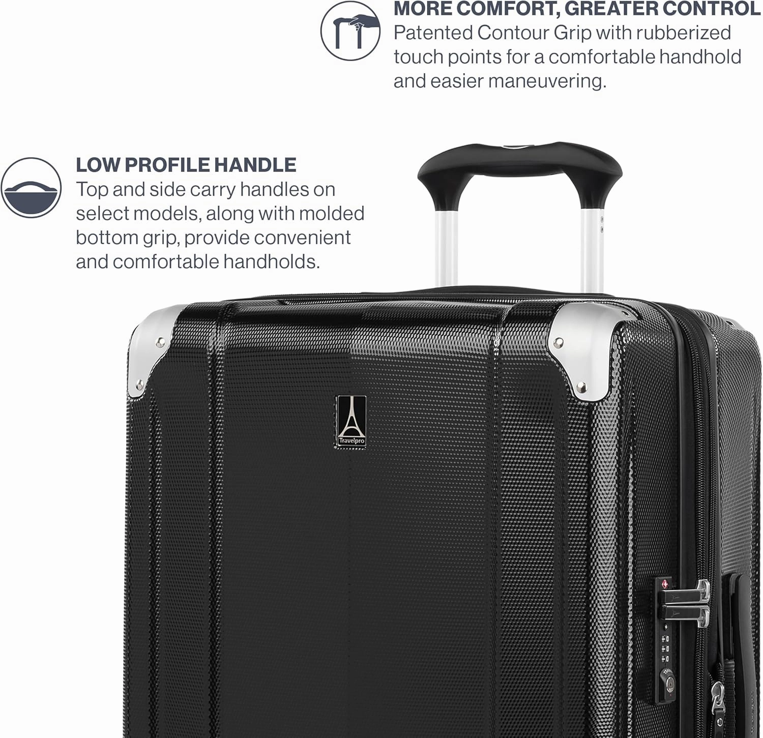 Travelpro Pathways 3 Hardside Expandable Luggage, Carry On 21 Inch