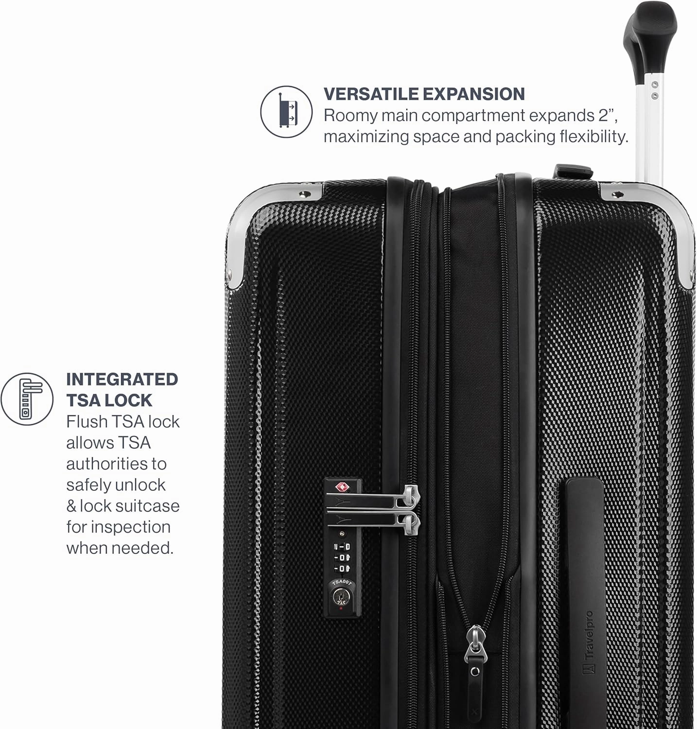Travelpro Pathways 3 Hardside Expandable Luggage, Carry On 21 Inch