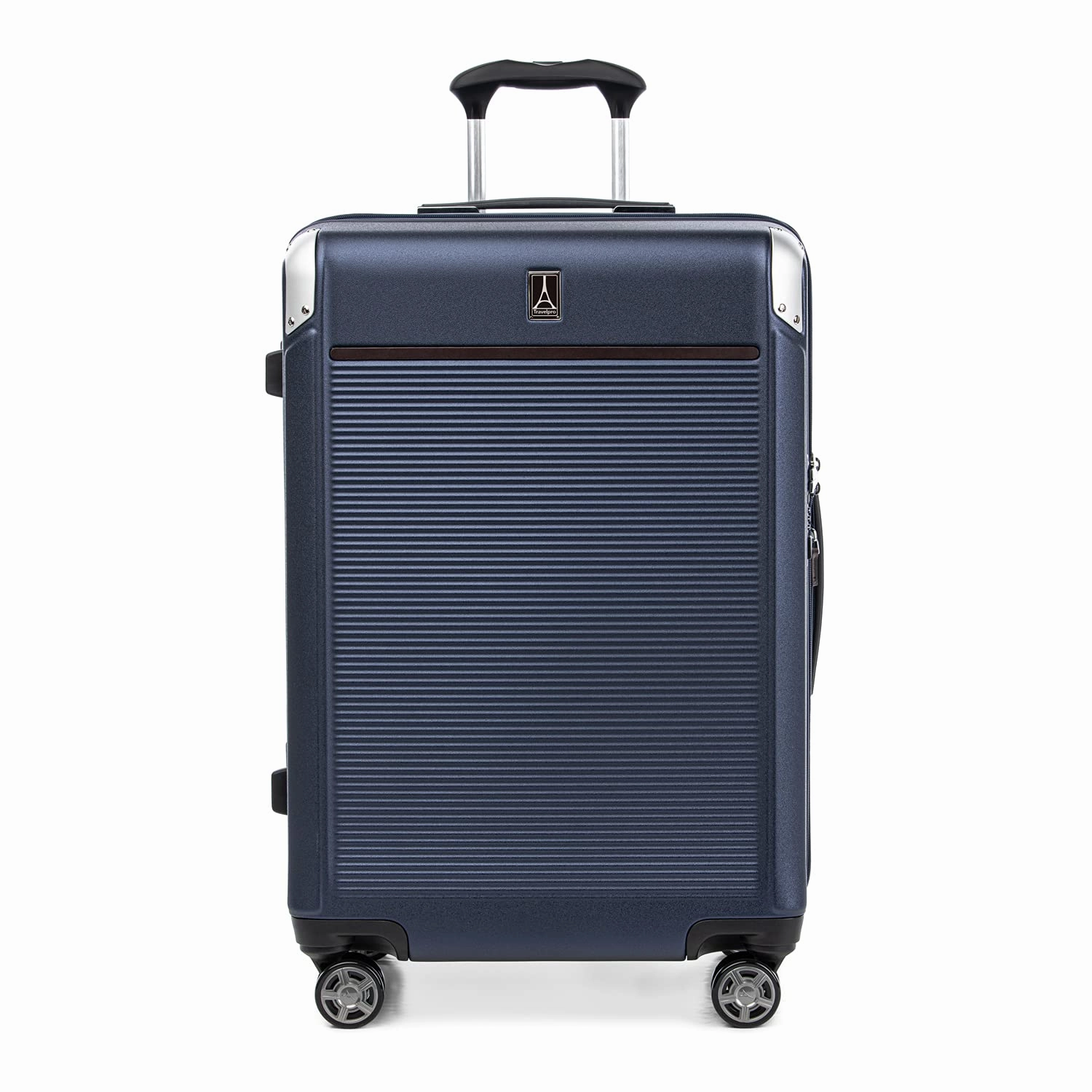 Travelpro Platinum Elite Checked Medium 25-Inch Hardside Expandable Spinner Wheel Luggage TSA Lock Hard Shell Polycarbonate Suitcase
