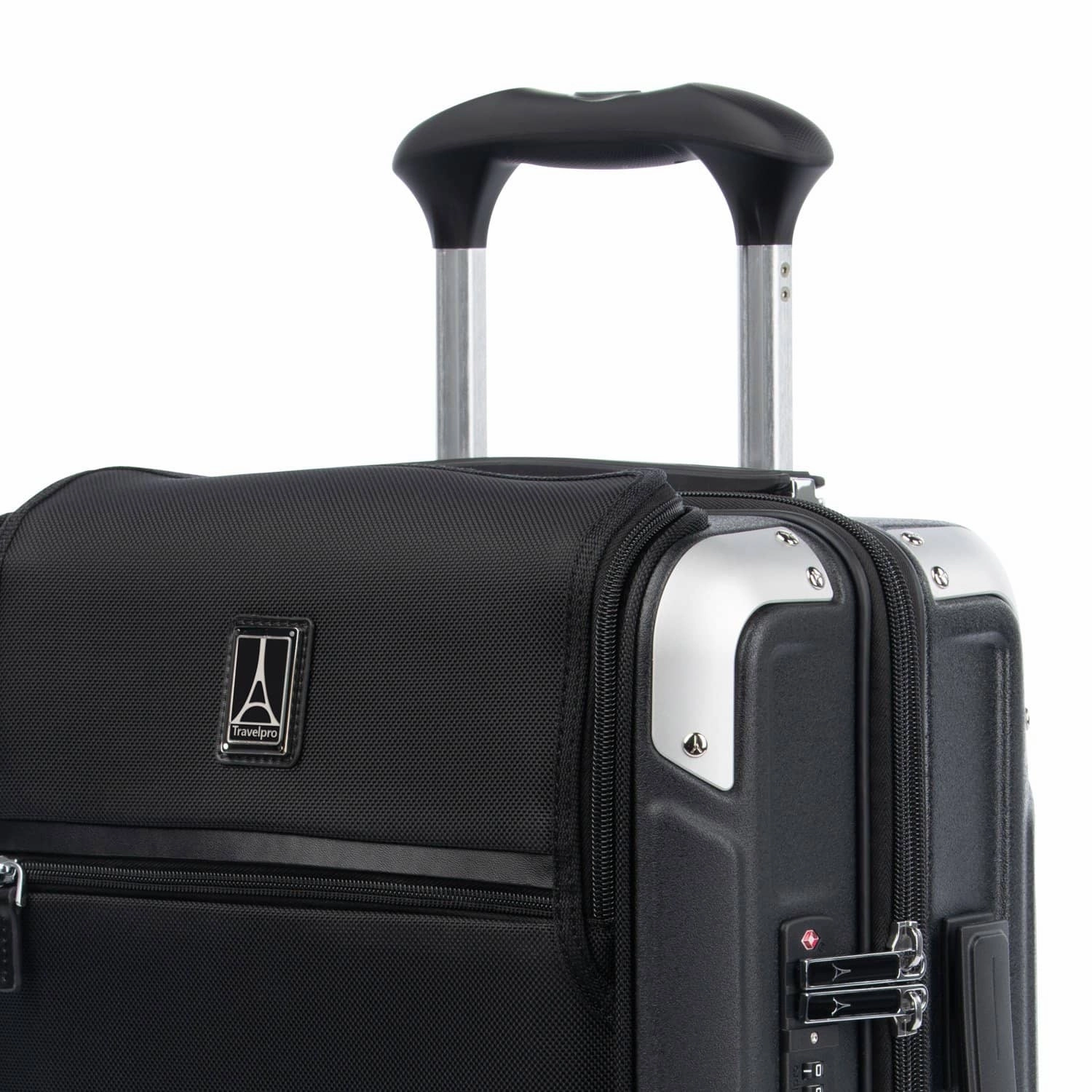 Travelpro Platinum Elite Compact Carry-on Business Plus Expandable Hardside Spinner Luggage