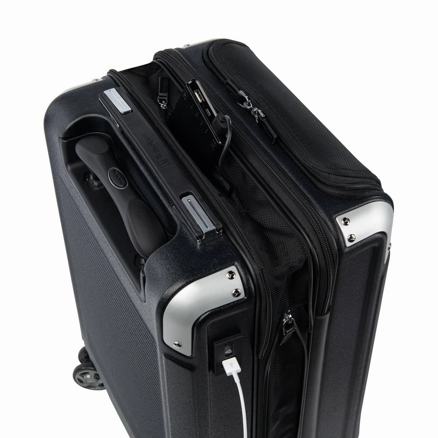 Travelpro Platinum Elite Compact Carry-on Business Plus Expandable Hardside Spinner Luggage