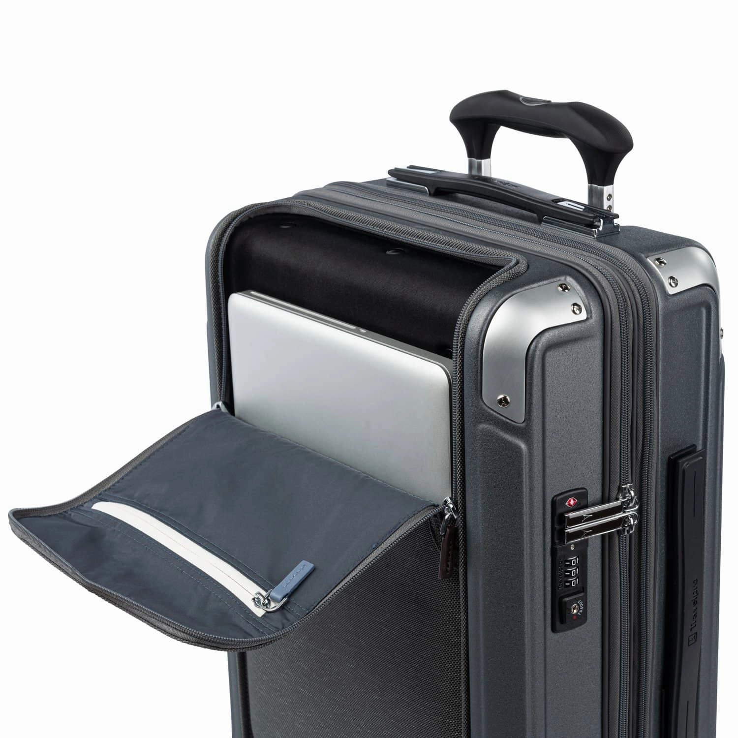 Travelpro Platinum Elite Compact Carry-on Business Plus Expandable Hardside Spinner Luggage