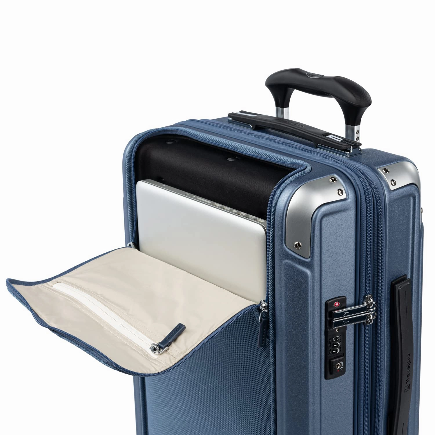 Travelpro Platinum Elite Hardside Expandable Spinner Wheel Luggage TSA Lock Hard Shell Polycarbonate Suitcase, Carry on Laptop Pocket 21-Inch