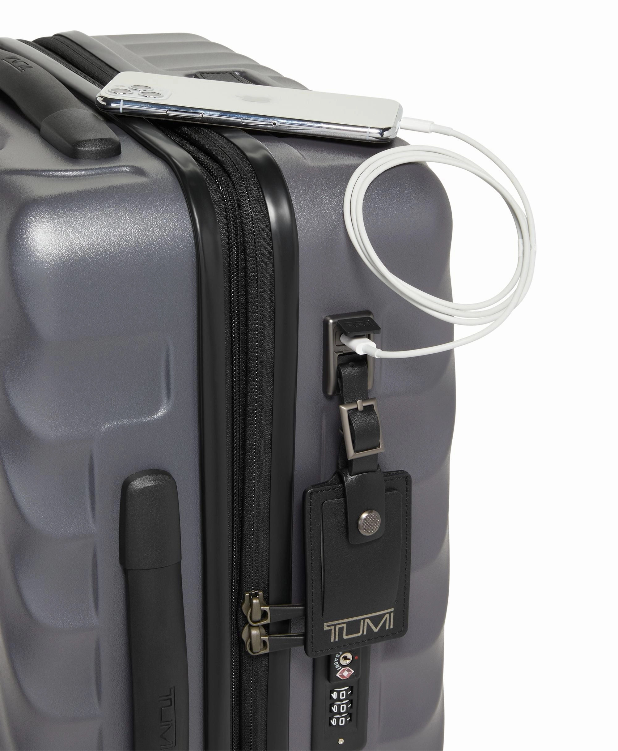 Tumi 19 Degree International Expandable 4 Wheeled Carry-On Luggage - Textured Finish