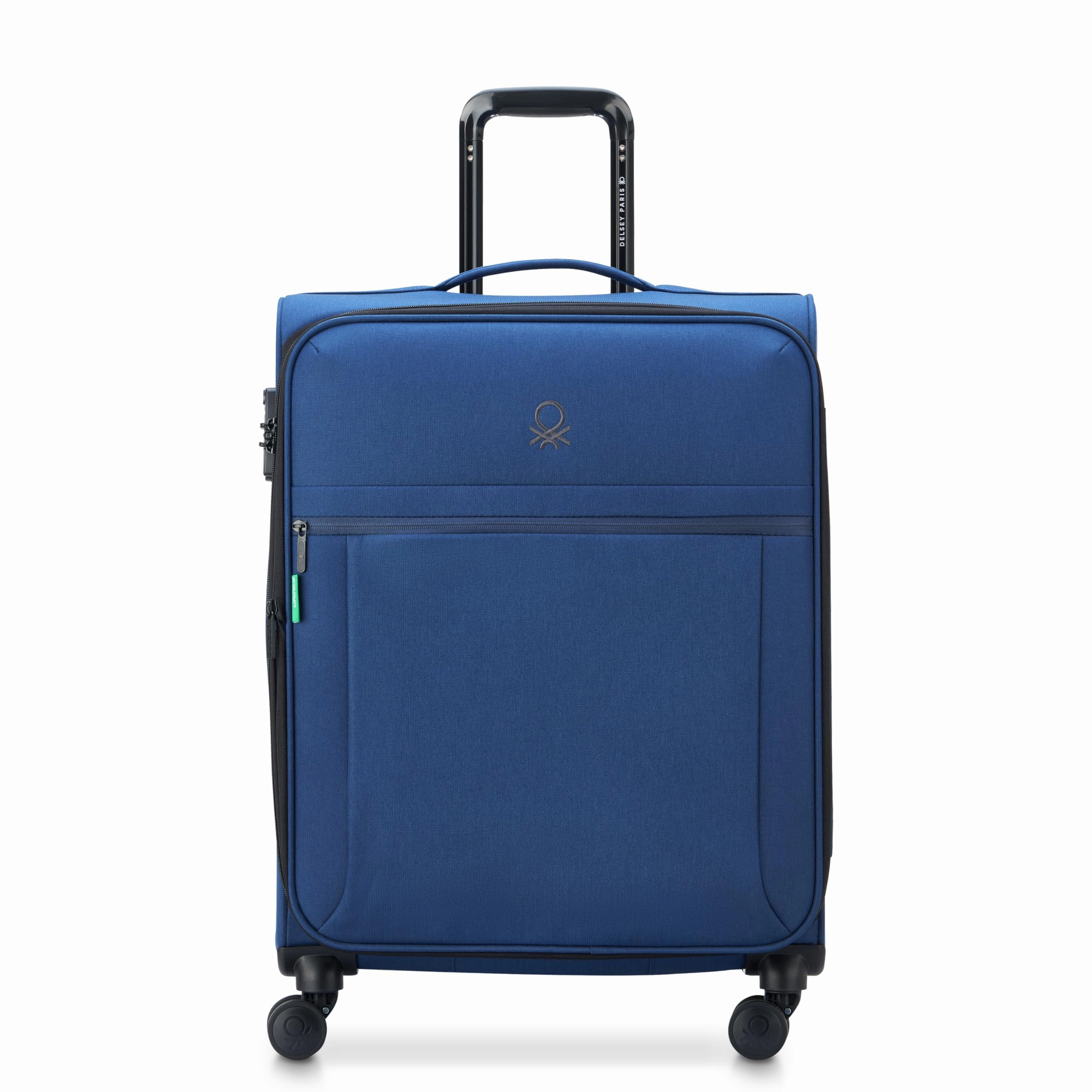 United Colors of Benetton Be Softside Expandable Luggage with Spinner Wheels (Checked-Medium 23 Inch)