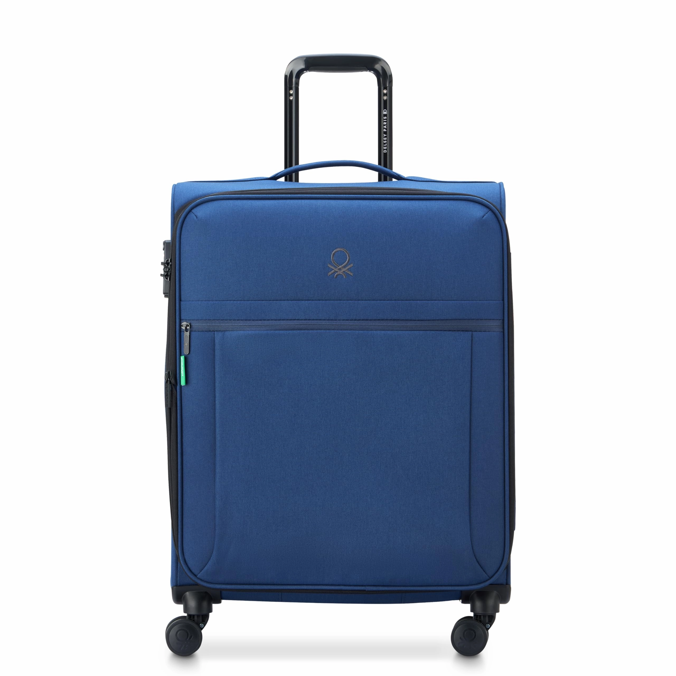 United Colors of Benetton Be Softside Expandable Luggage with Spinner Wheels (Checked-Medium 23 Inch)