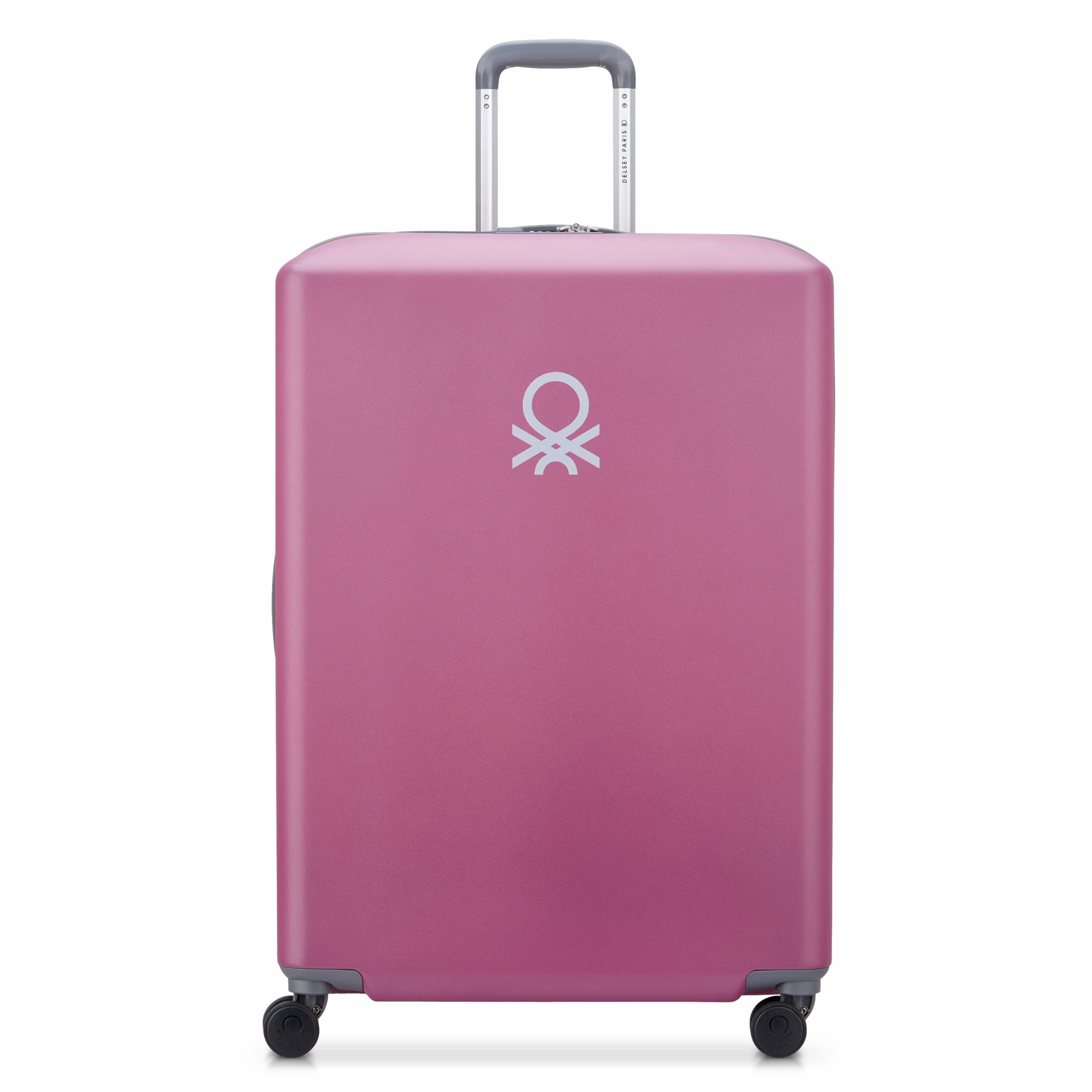 United Colors of Benetton UCB Hardside Luggage with Spinner Wheels (Checked-Large 27 Inch)