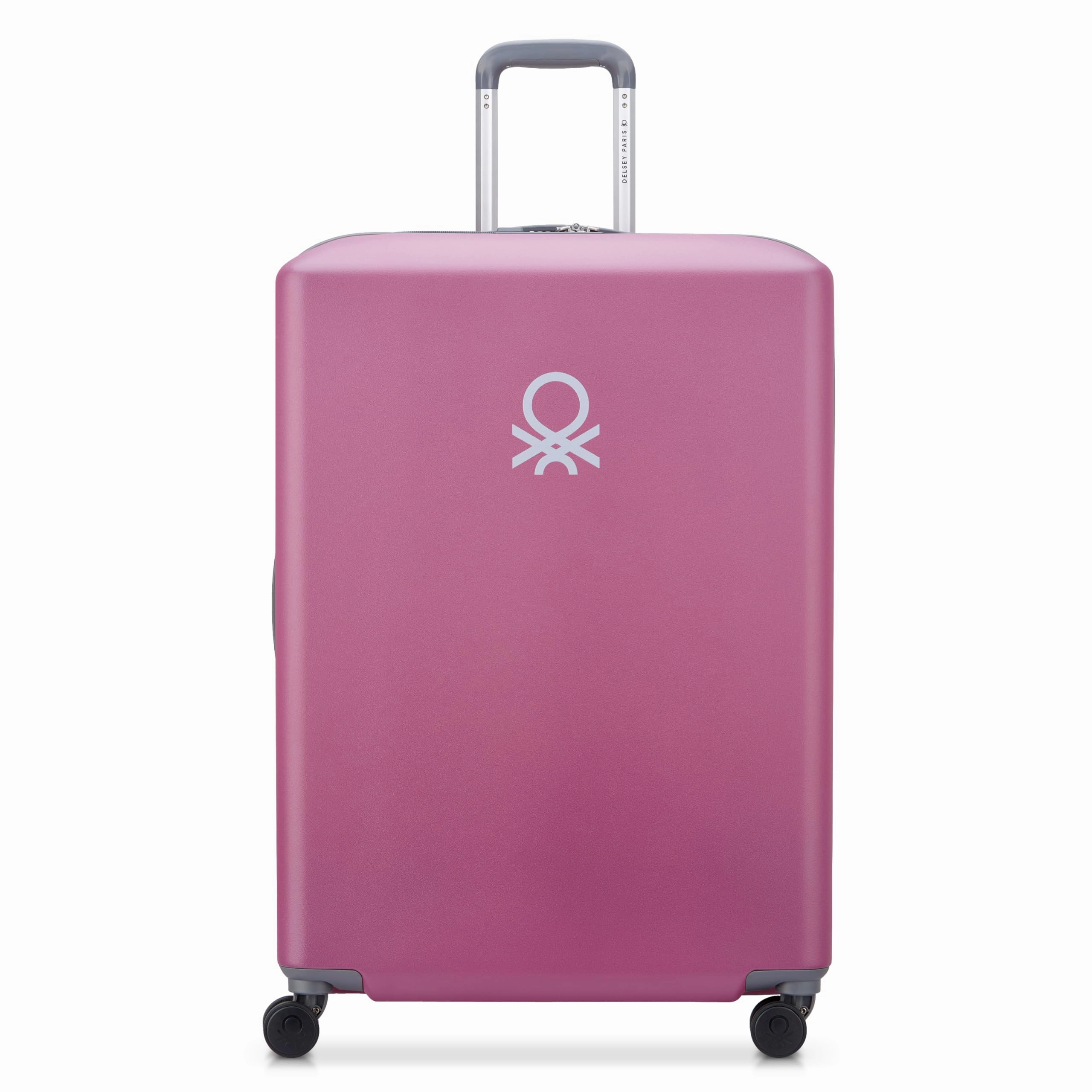 United Colors of Benetton UCB Hardside Luggage with Spinner Wheels (Checked-Large 27 Inch)
