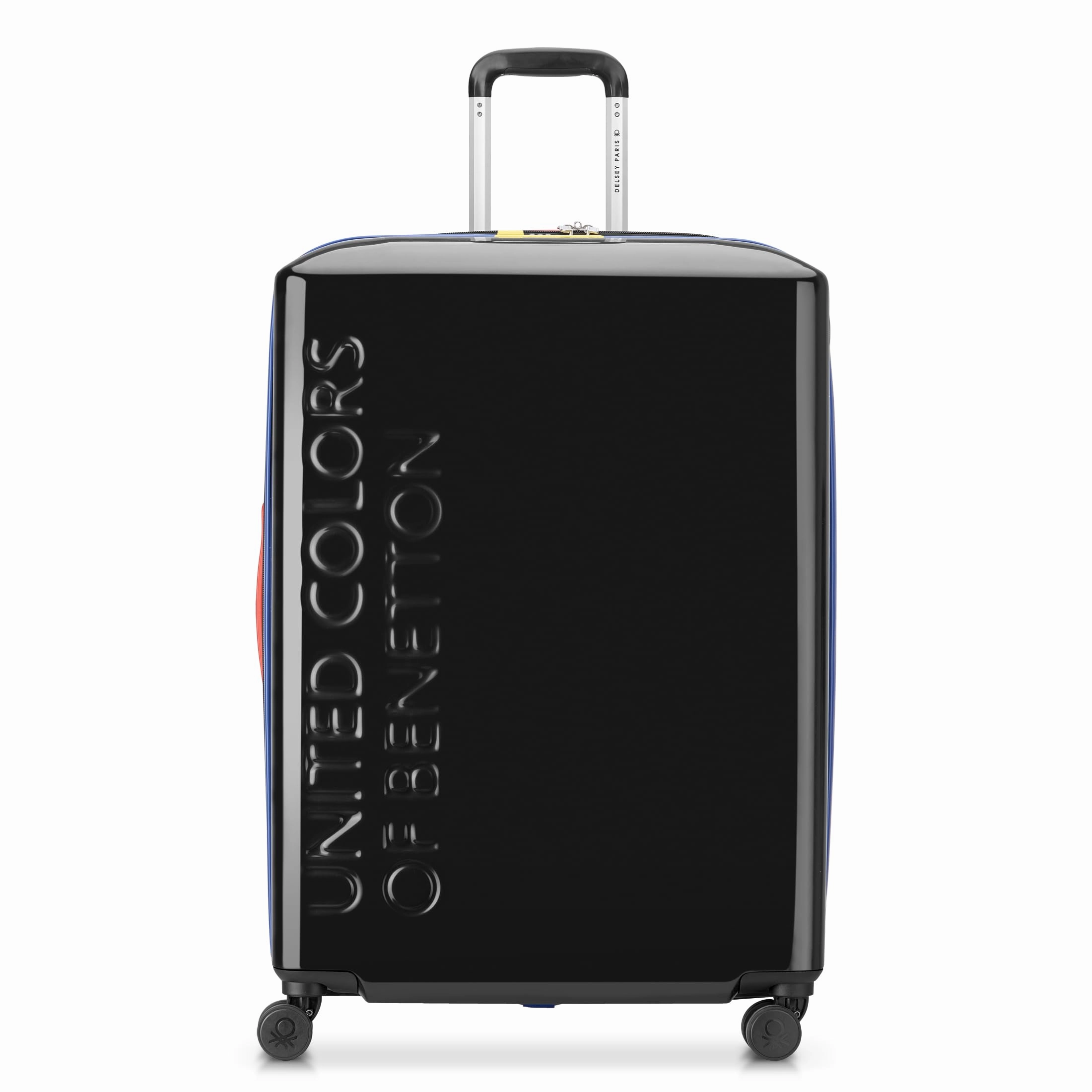 United Colors of Benetton UCB Hardside Luggage with Spinner Wheels (Checked-Large 27 Inch)