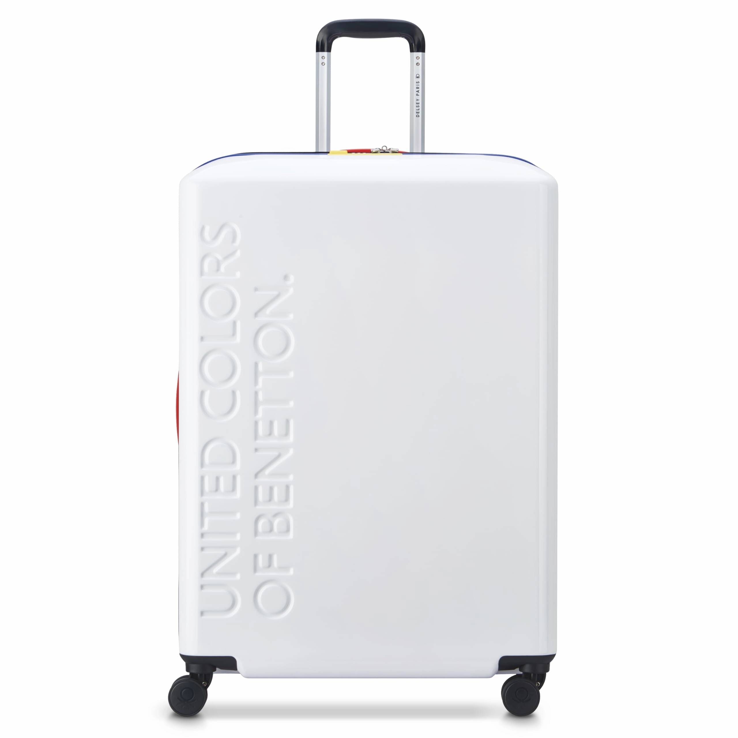 United Colors of Benetton UCB Hardside Luggage with Spinner Wheels (Checked-Large 27 Inch)