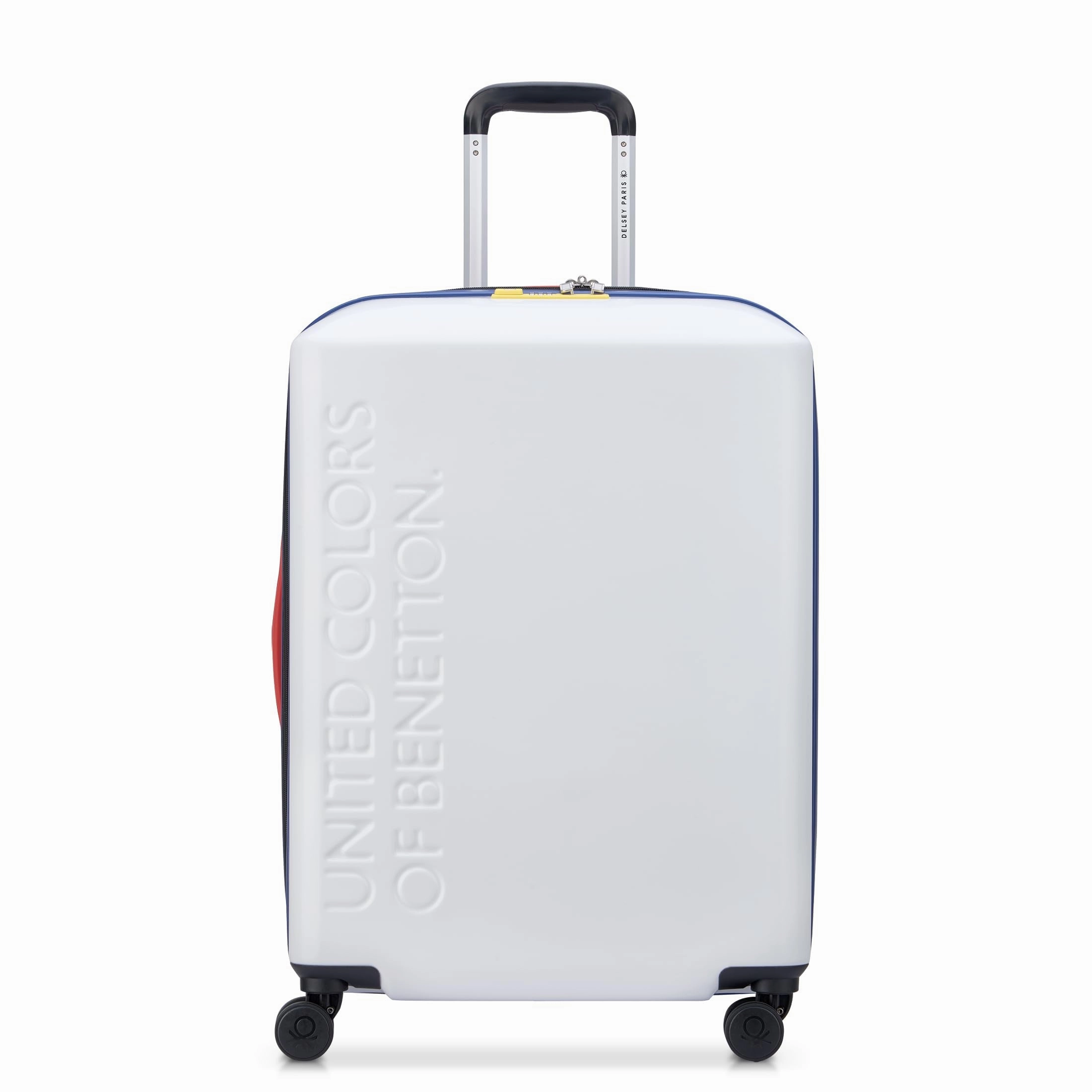 United Colors of Benetton UCB Hardside Luggage with Spinner Wheels (Checked-Medium 23 Inch)