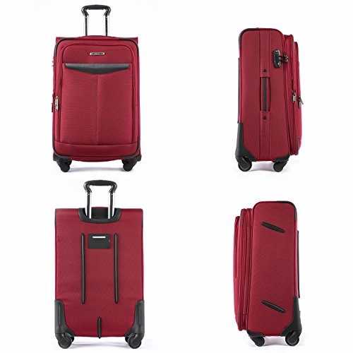 Unitravel Expandable Luggage Lightweight Suitcase Spinner Wheels 20?Carry On