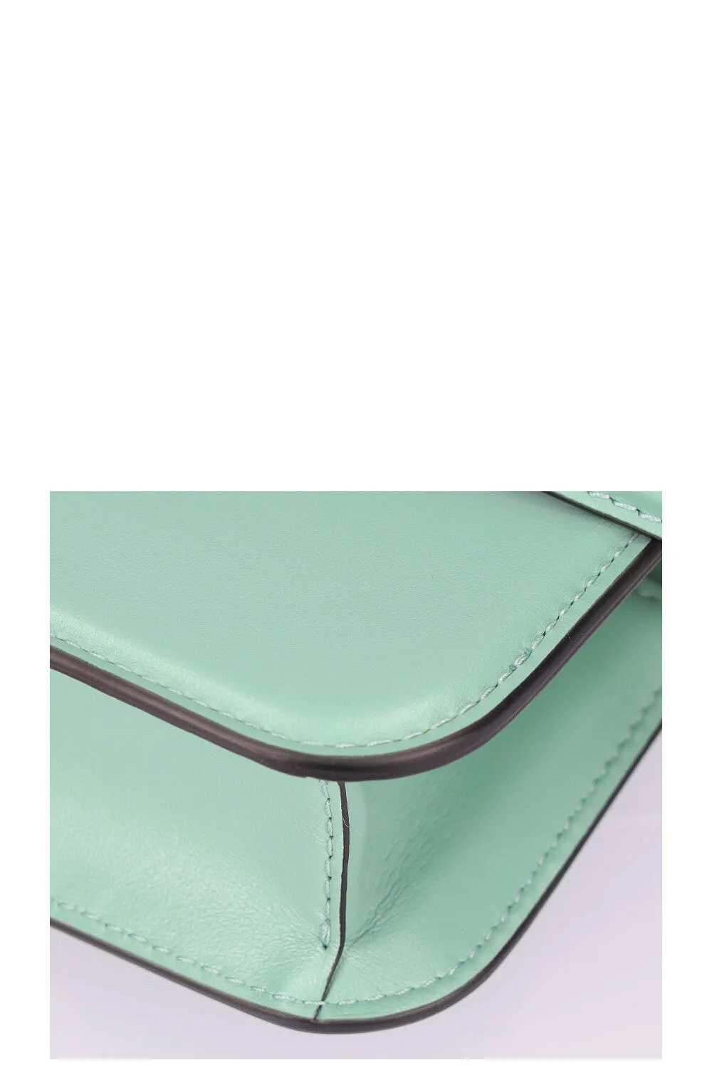 VALENTINO Small Loco Shoulder Bag with Jewel Logo Morning Dew