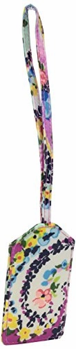 Vera Bradley Iconic Luggage Tag-Signature, wildflower paisley