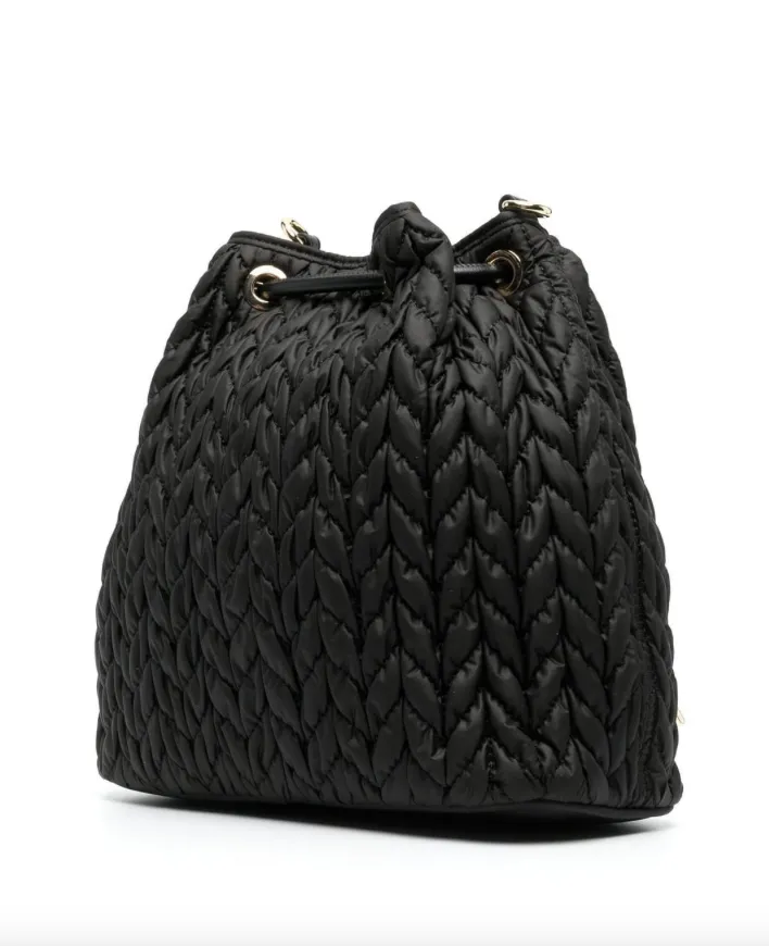 Versace Jeans Couture chevron-quilting bucket bag