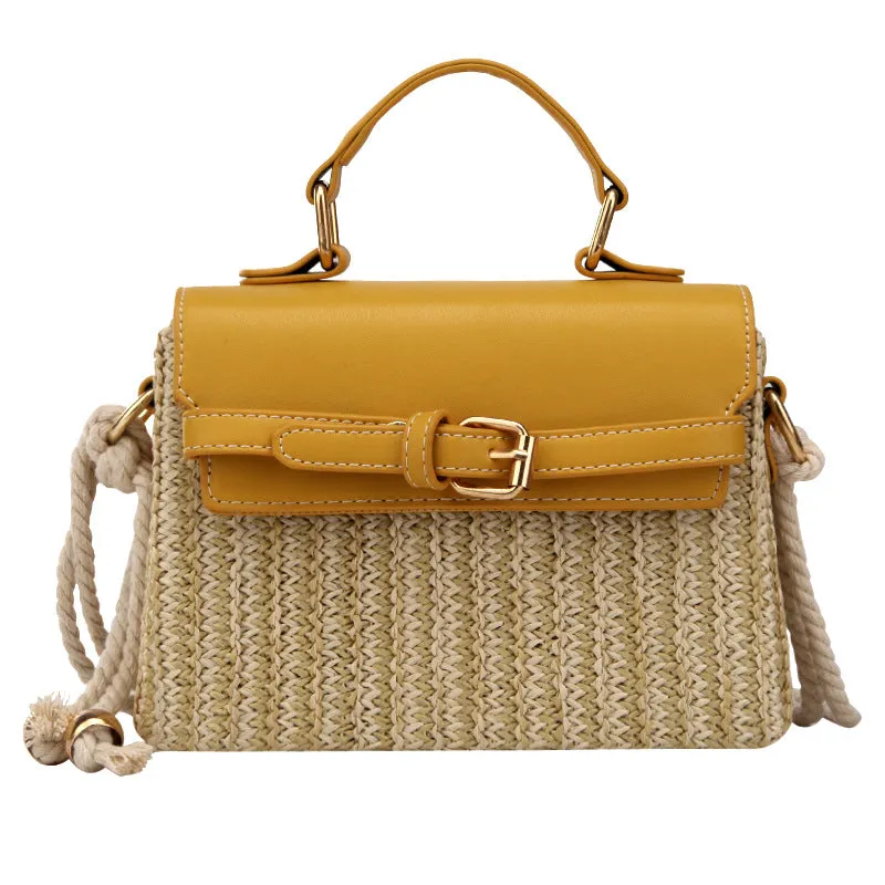 Vintage Woven Rattan Bag