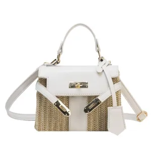 Vintage Woven Rattan Bag