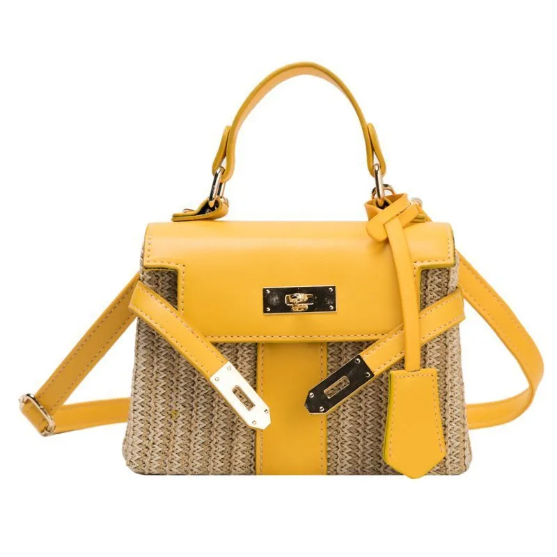 Vintage Woven Rattan Bag
