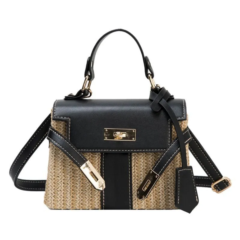 Vintage Woven Rattan Bag