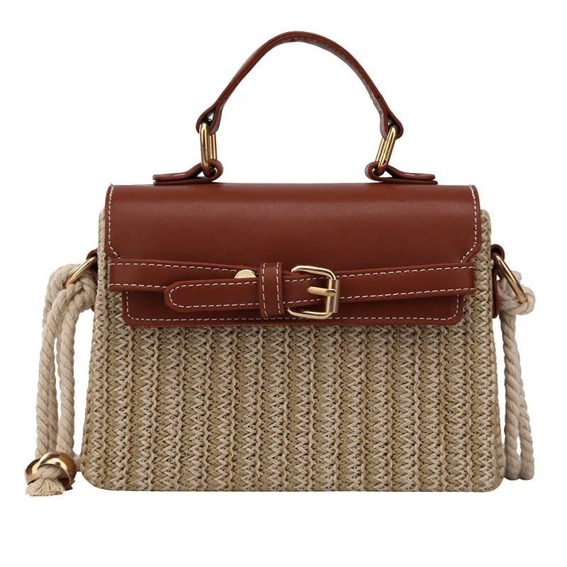 Vintage Woven Rattan Bag