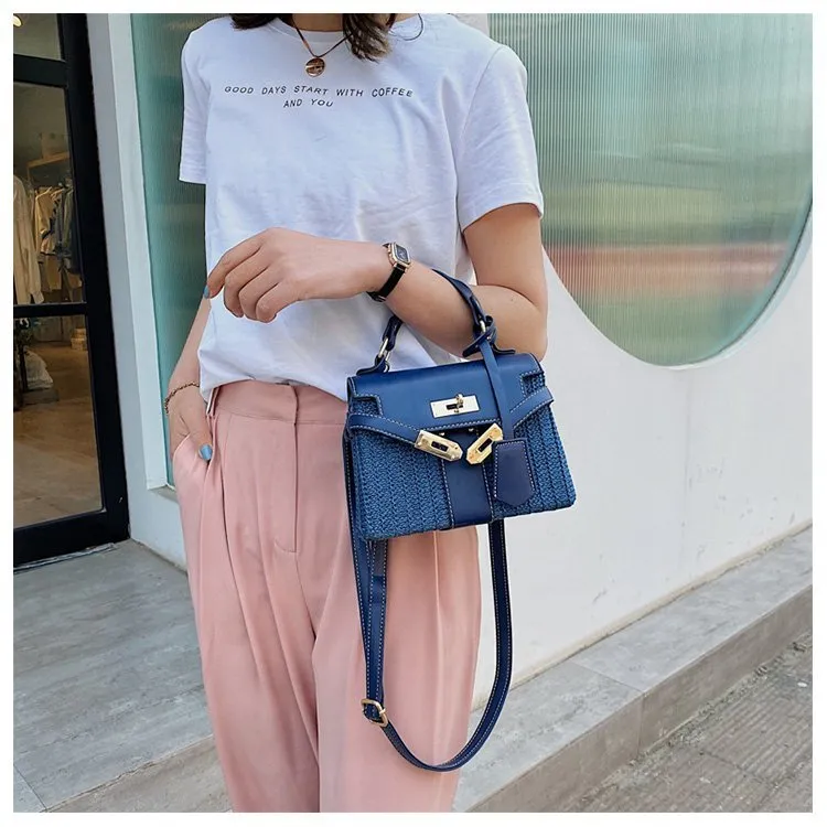 Vintage Woven Rattan Bag