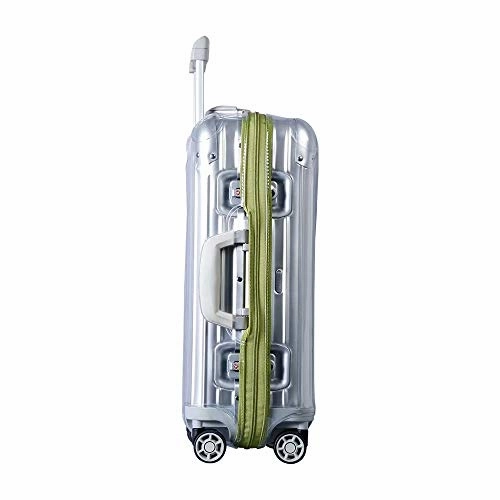 Waterproof PVC Cover for RIMOWA Topas Luggage Protector Cover Travel Luggage Case with Green Zipper