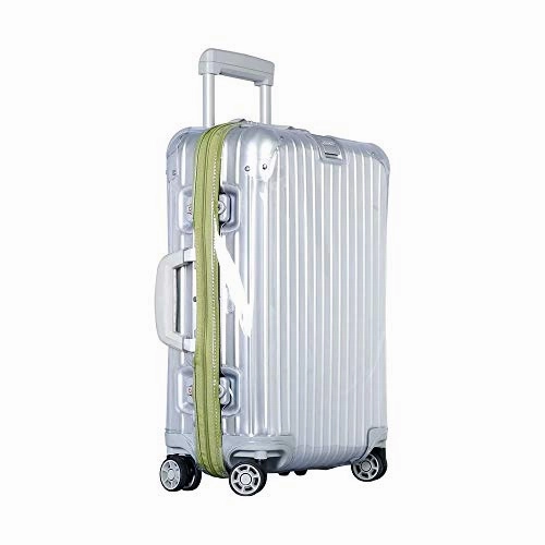 Waterproof PVC Cover for RIMOWA Topas Luggage Protector Cover Travel Luggage Case with Green Zipper