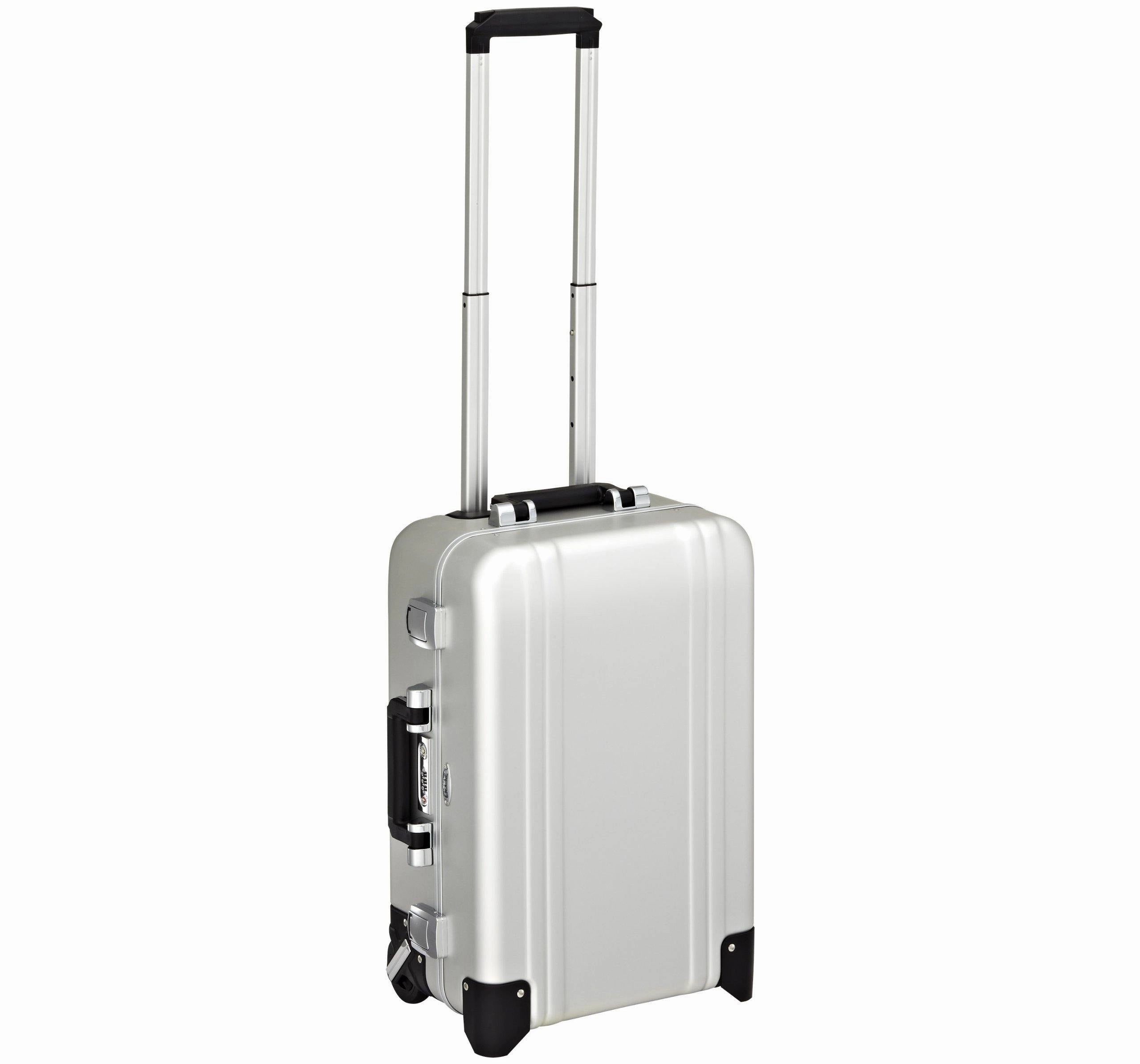 ZERO Halliburton Classic Aluminum Carry On 2 Wheel Travel Case