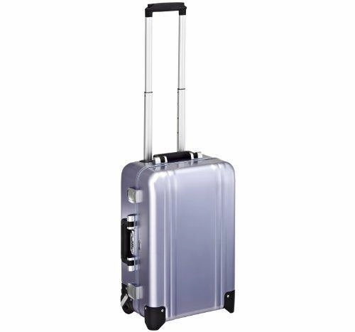 ZERO Halliburton Classic Aluminum Carry On 2 Wheel Travel Case