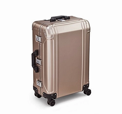 Zero Halliburton Geo Aluminum 3.0 24" Spinner Travel Case in Silver