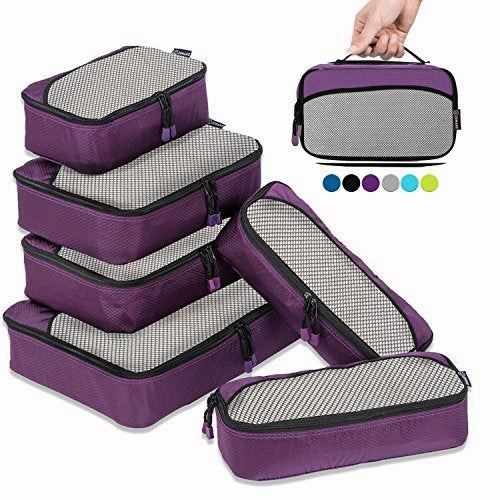 ZOMAKE 6 Set Packing Cubes for TravelLightweight Luggage Packing Organizer