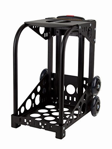 Zuca Obsidian Sport Insert Bag With Black Frame (Non-Flashing Wheels), And Special Set Of 5 Packing